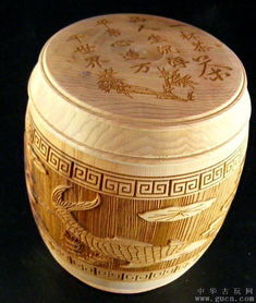 精品紅豆杉木茶葉圍棋罐木雕年年有余擺件抗癌收藏品
