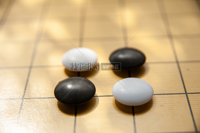 中國國粹圍棋棋盤對弈高清攝影圖